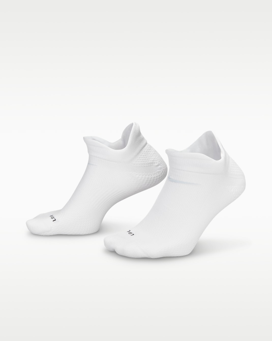 Nike Running Lightweight No-Show Socks (1 Pair) - White/Black/Pure Platinum