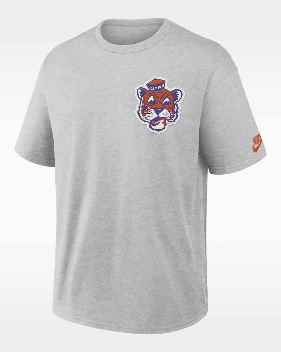 Clemson Legacy Max90 Men's Nike College T-Shirt - Grey Heather