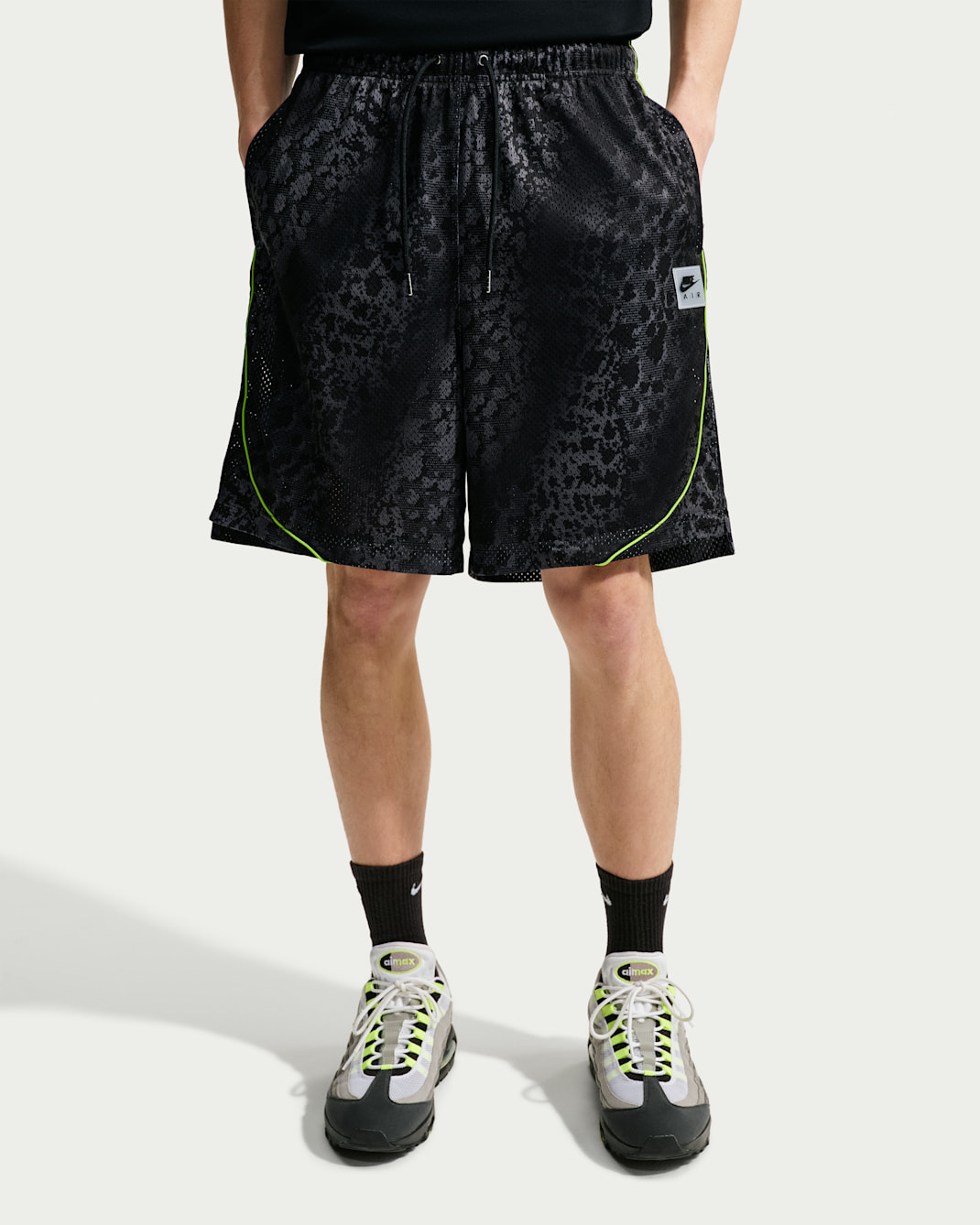 Nike Air Men's All-Over-Print Mesh Shorts