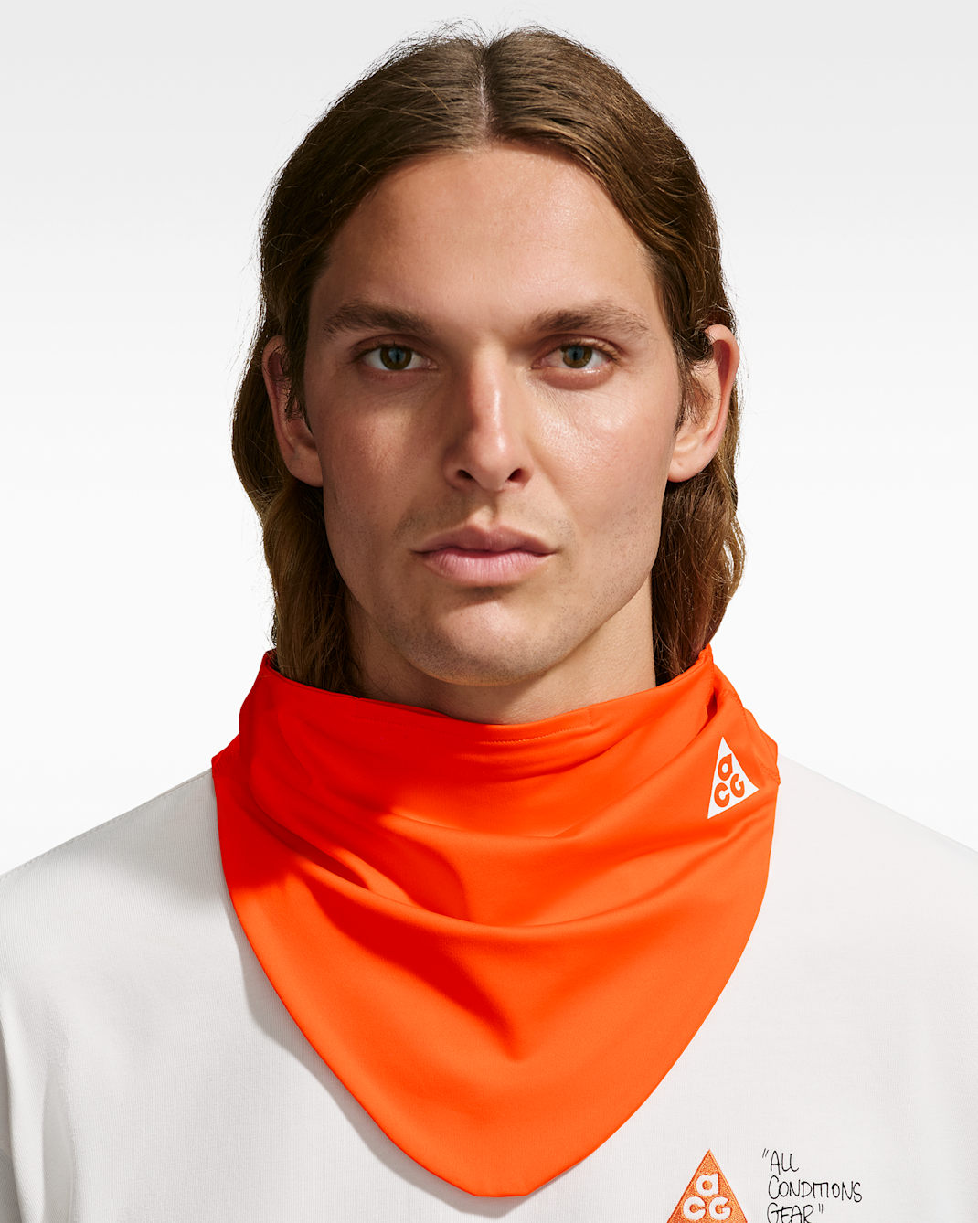 나이키 ACG UV 쿨링 랩 - 세이프티 오렌지/세이프티 오렌지/서밋 화이트