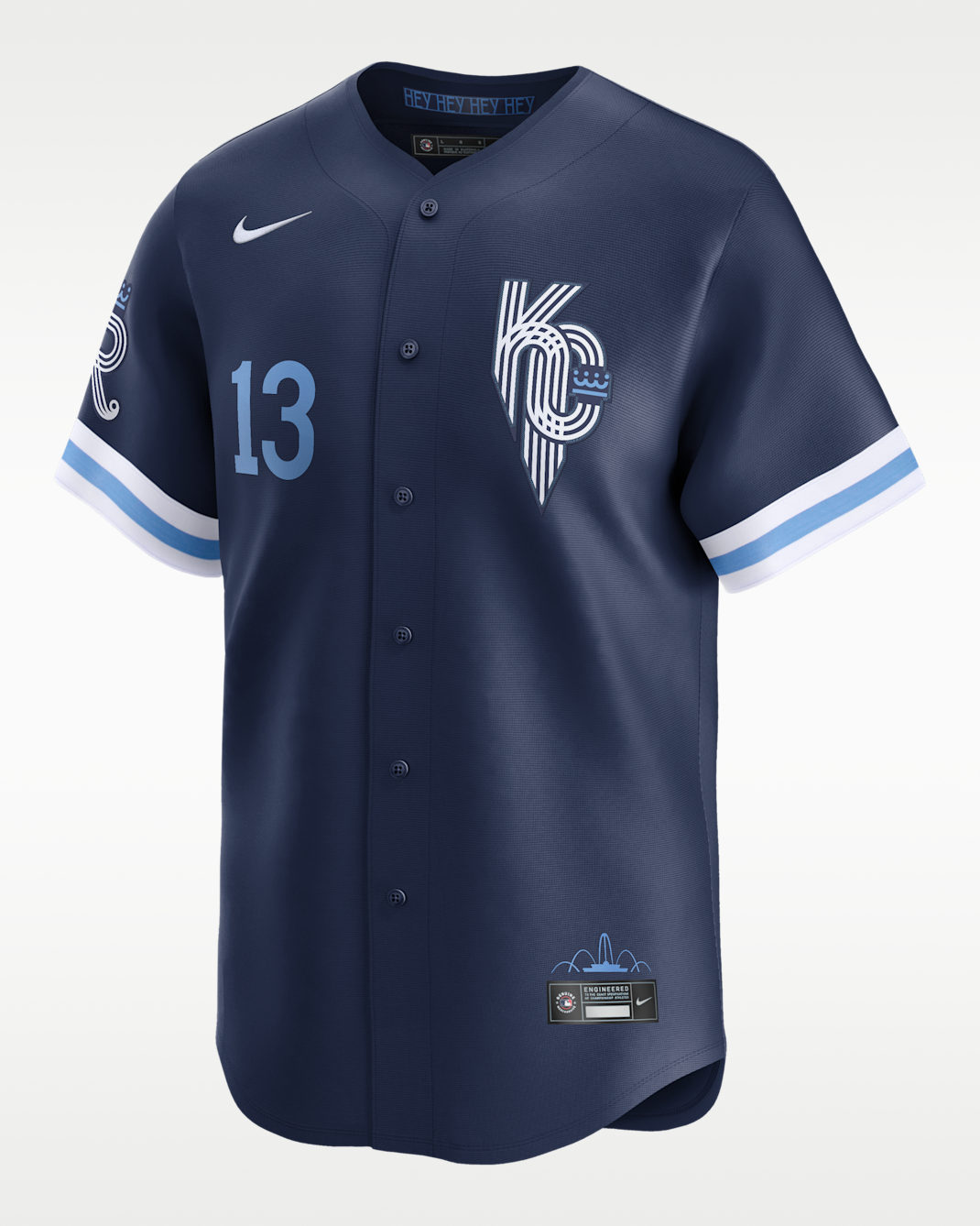 Salvador Perez Kansas City Royals City Connect Men's Nike Dri-FIT ADV MLB Limited Jersey - Navy