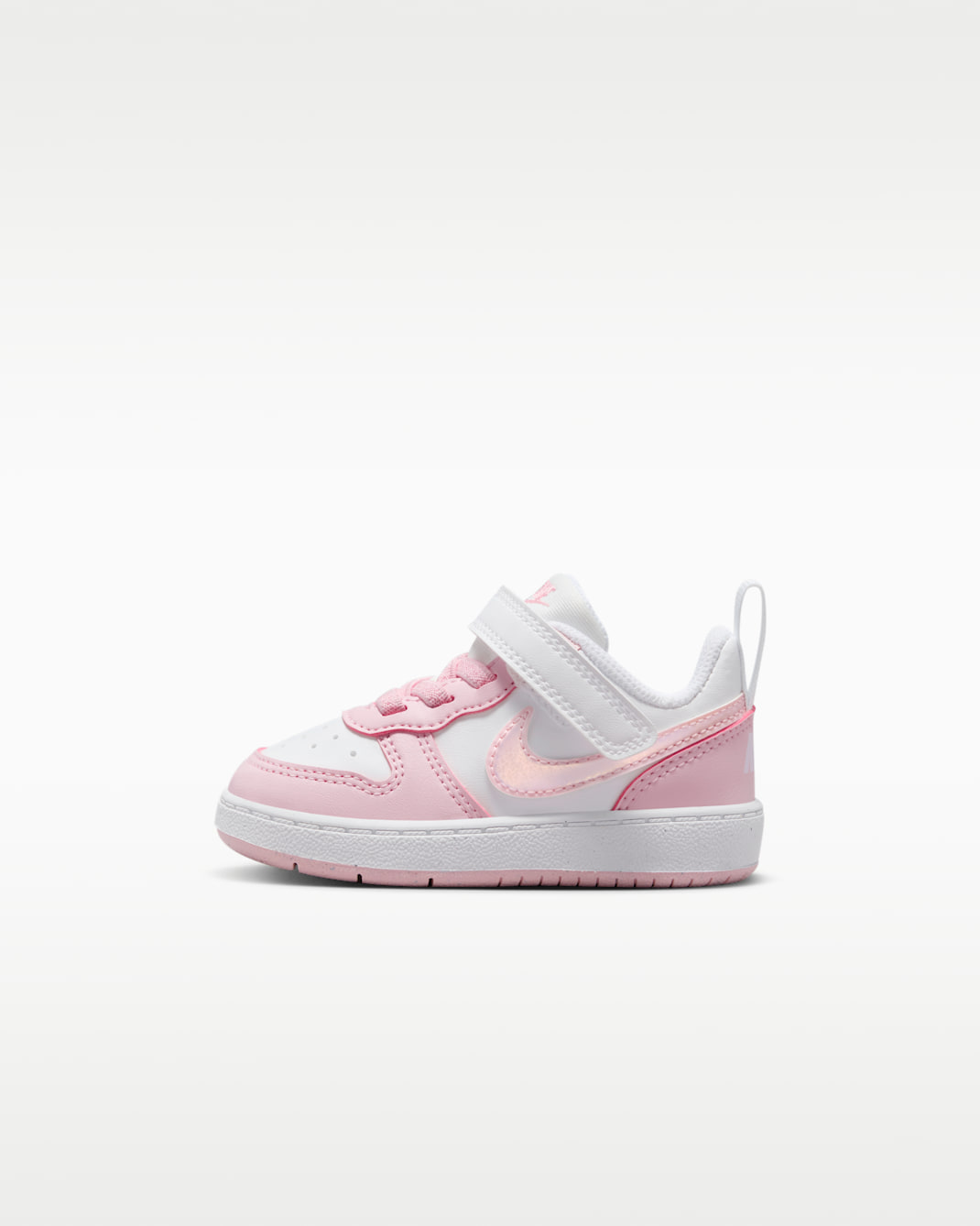 Nike Court Borough Low Recraft Baby/Toddler Shoes - White/Pink Foam