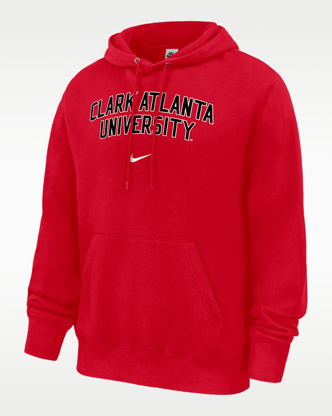Nike College (Clark Atlanta University) Men's Fleece Pullover Hoodie - University Red