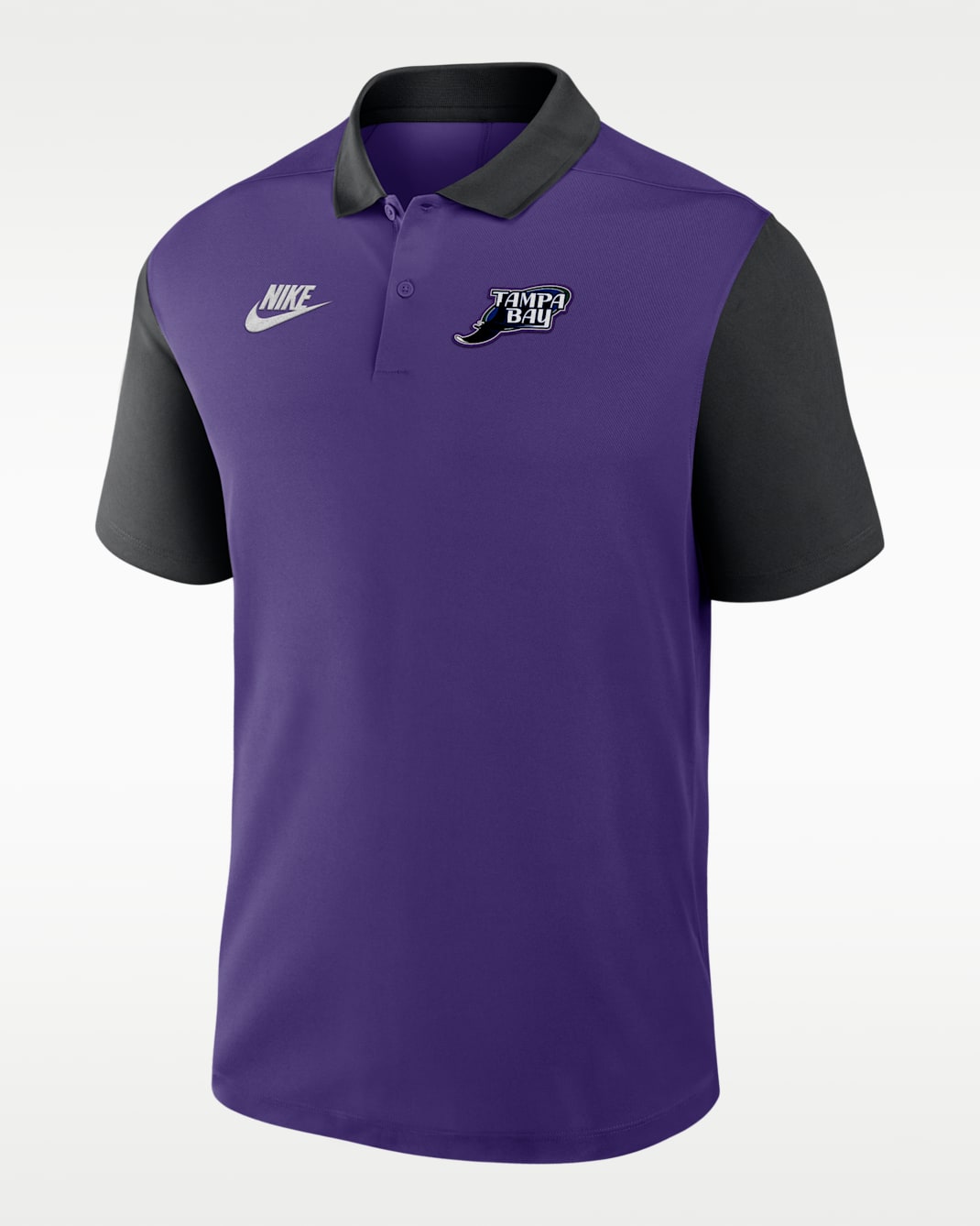 Tampa Bay Rays Cooperstown Victory Men's Nike Dri-FIT MLB Polo - Purple