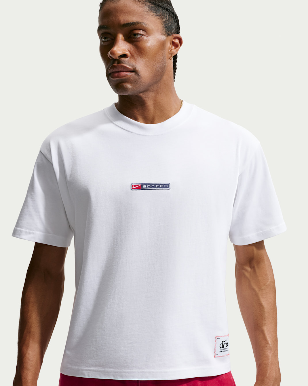 Nike Sportswear Men's T-Shirt - White/Navy/University Red