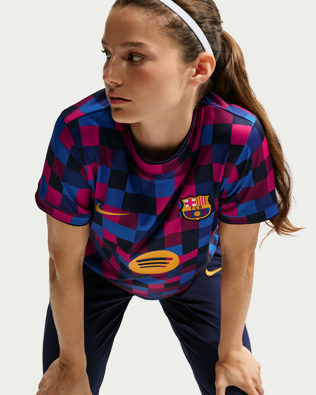 FC Barcelona Women's Nike Dri-FIT Soccer Pre-Match Top