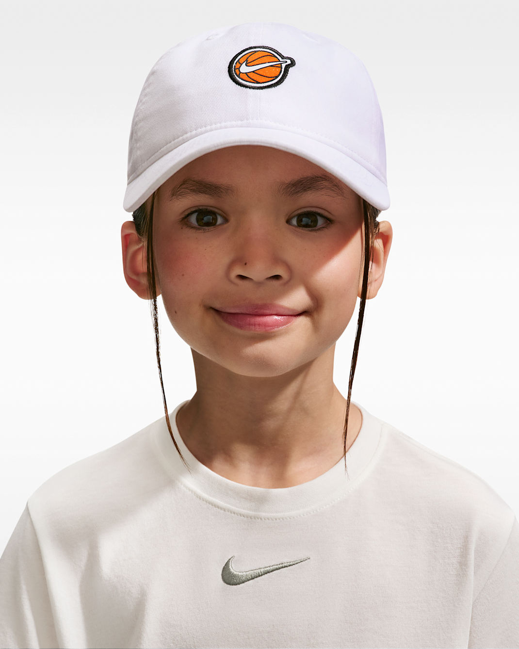 나이키 리틀키즈 스우시 스포츠 클럽 캡 - 화이트