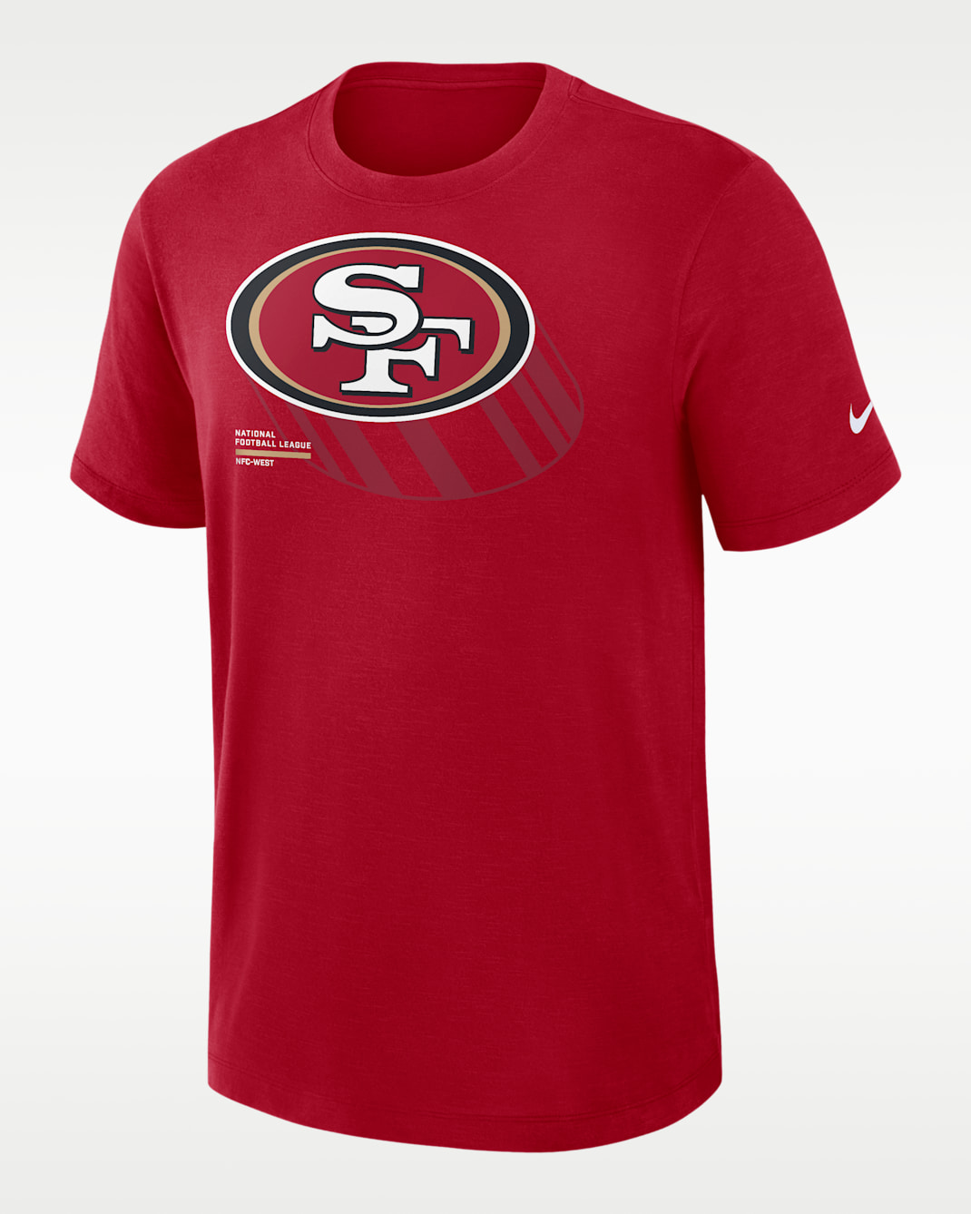 San Francisco 49ers Slub Men's Nike Dri-FIT NFL T-Shirt - Red