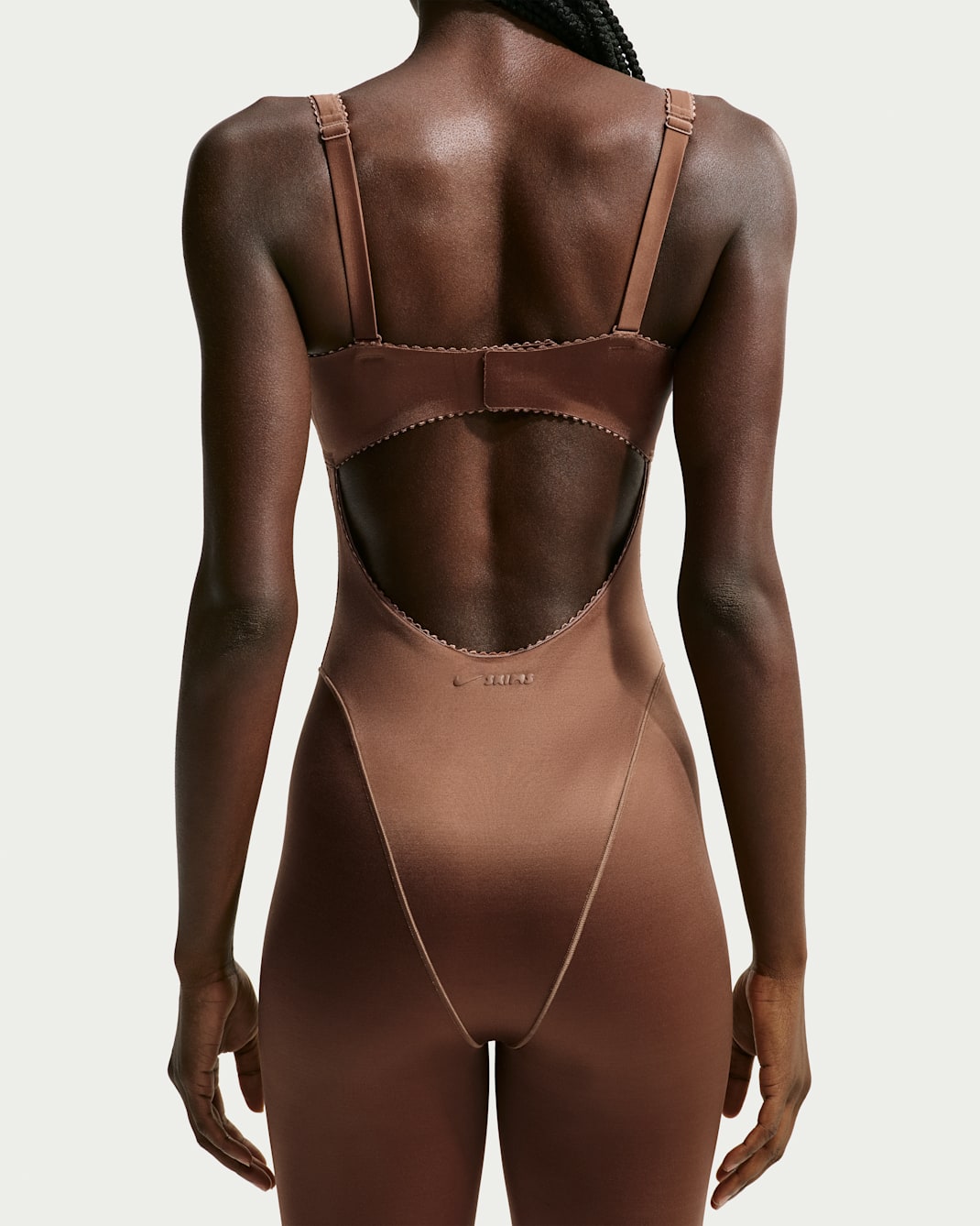 NikeSKIMS Satin Shine Women's Picot Bodysuit