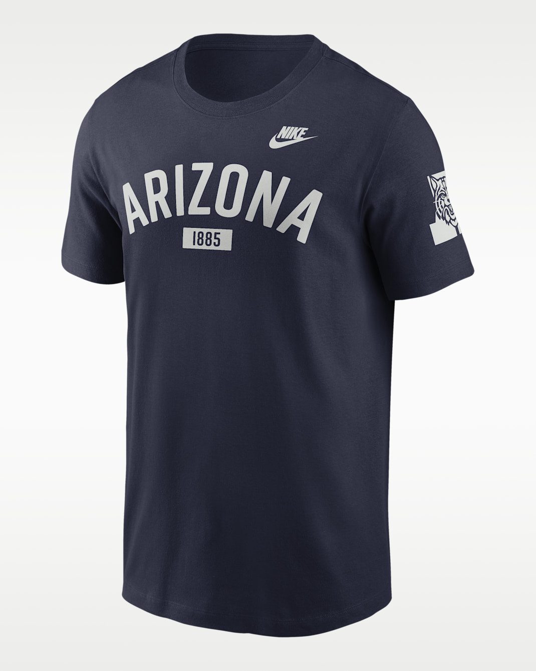 Playera universitaria Nike para hombre Arizona Legacy Arch 2-Hit - Azul marino