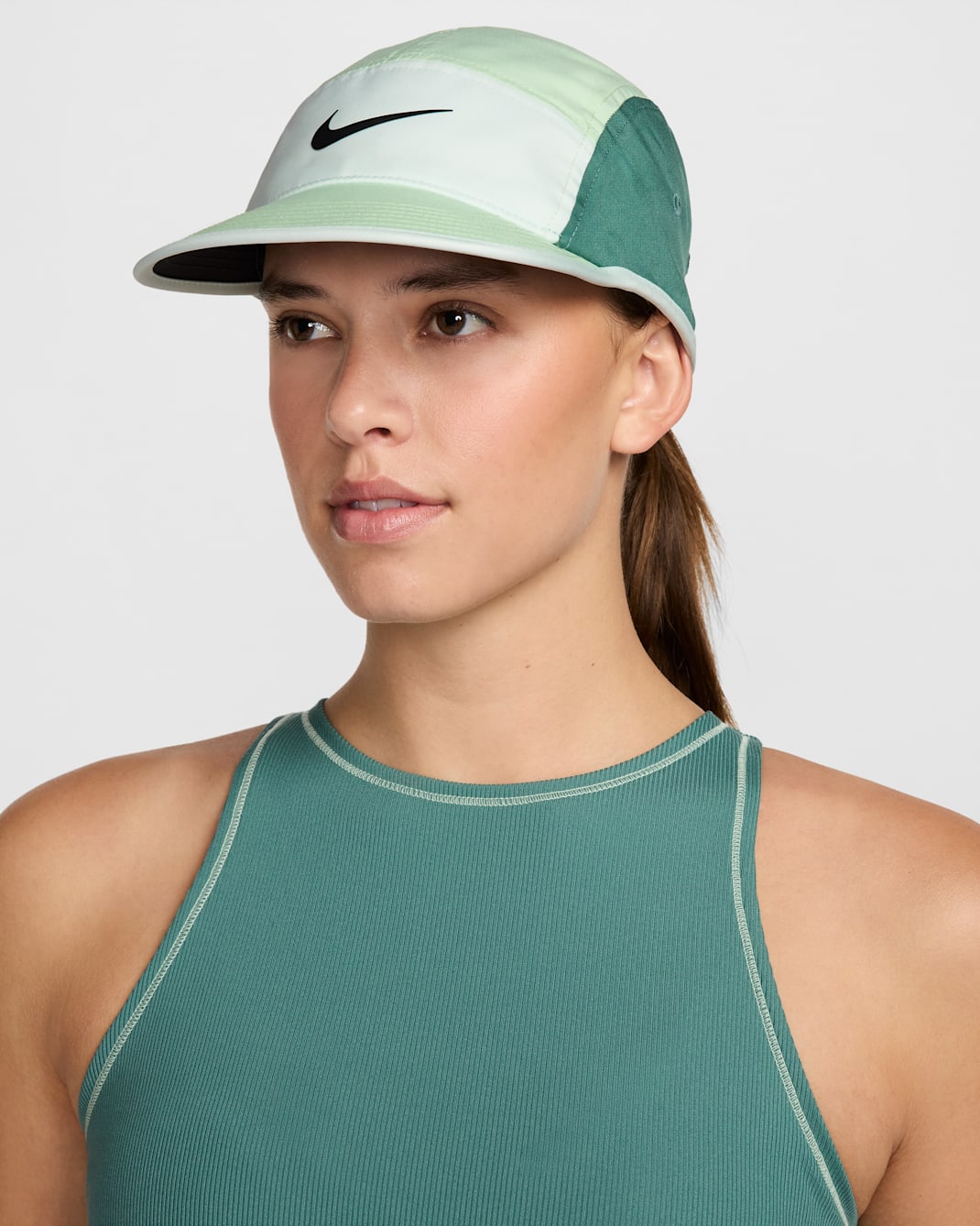 Nike Fly Dri-FIT Unstructured Swoosh Cap - Vapour Green/Barely Green/Bicoastal/Black