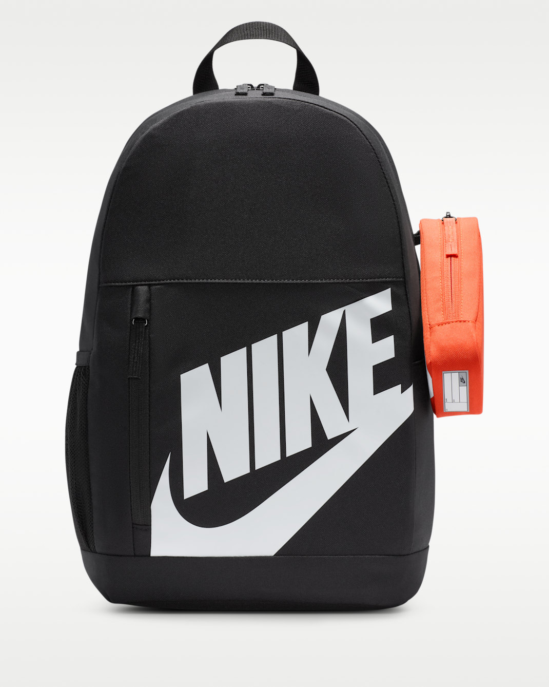 Nike Older Kids' Backpack (20L) - Black/Orange/White