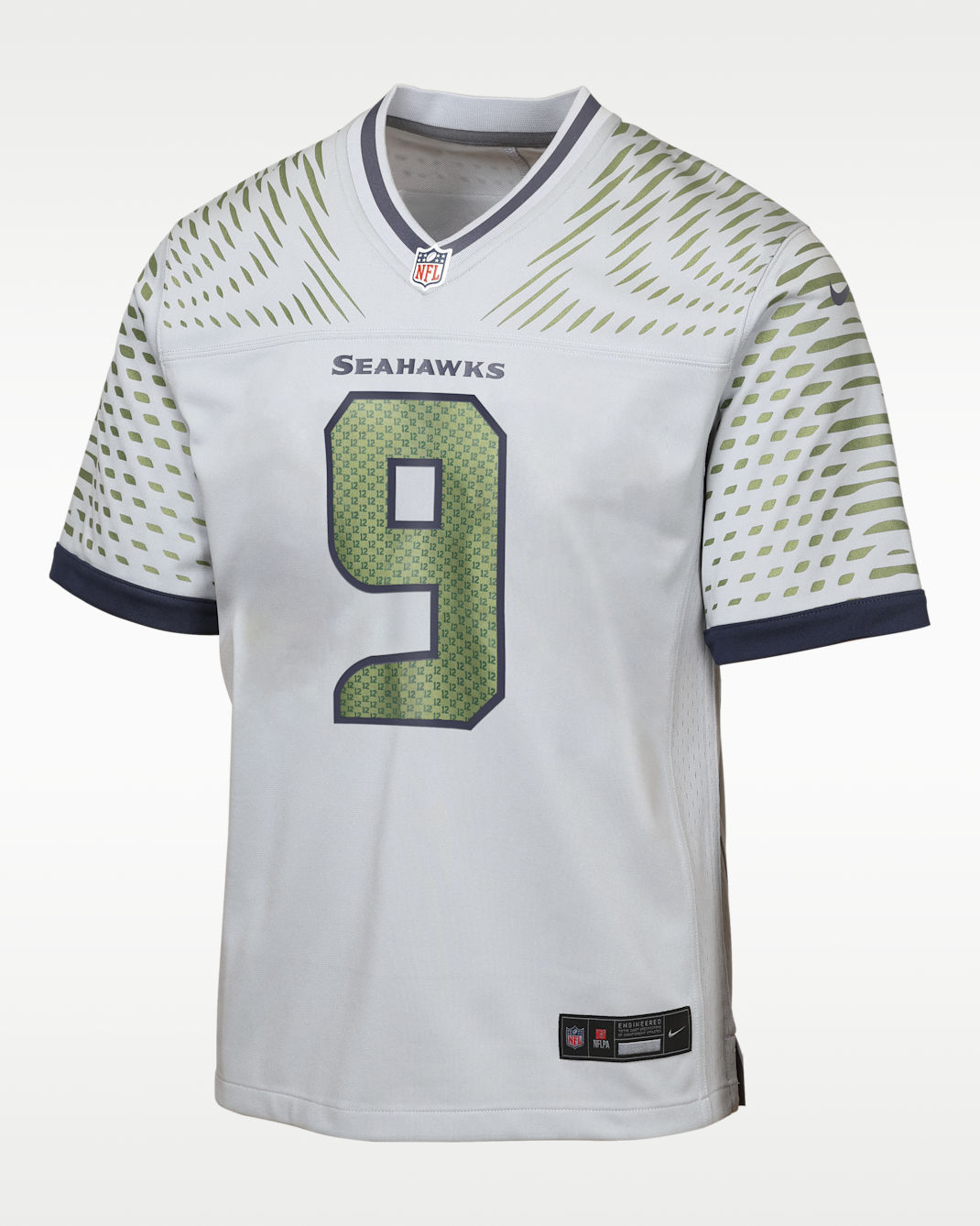 Kenneth Walker III Seattle Seahawks Rivalries Collection Big Kids' Nike NFL Game Jersey - Grey