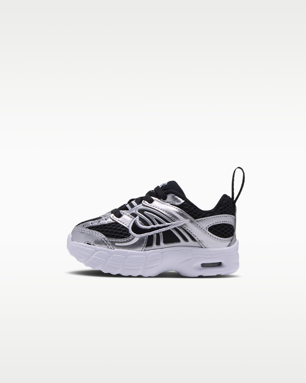 Nike Air Max Moto 2K Baby/Toddler Shoes - Black/Metallic Silver/White/Black