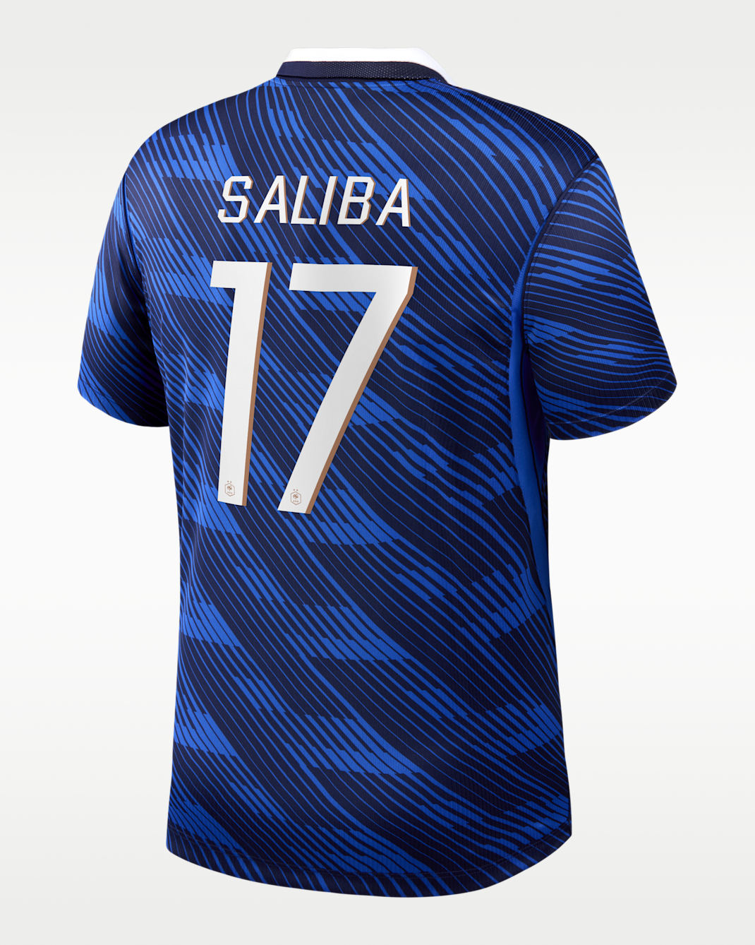 Jersey de fútbol Nike Dri-FIT para hombre William Saliba France National Team 2026 Stadium Home - Azul