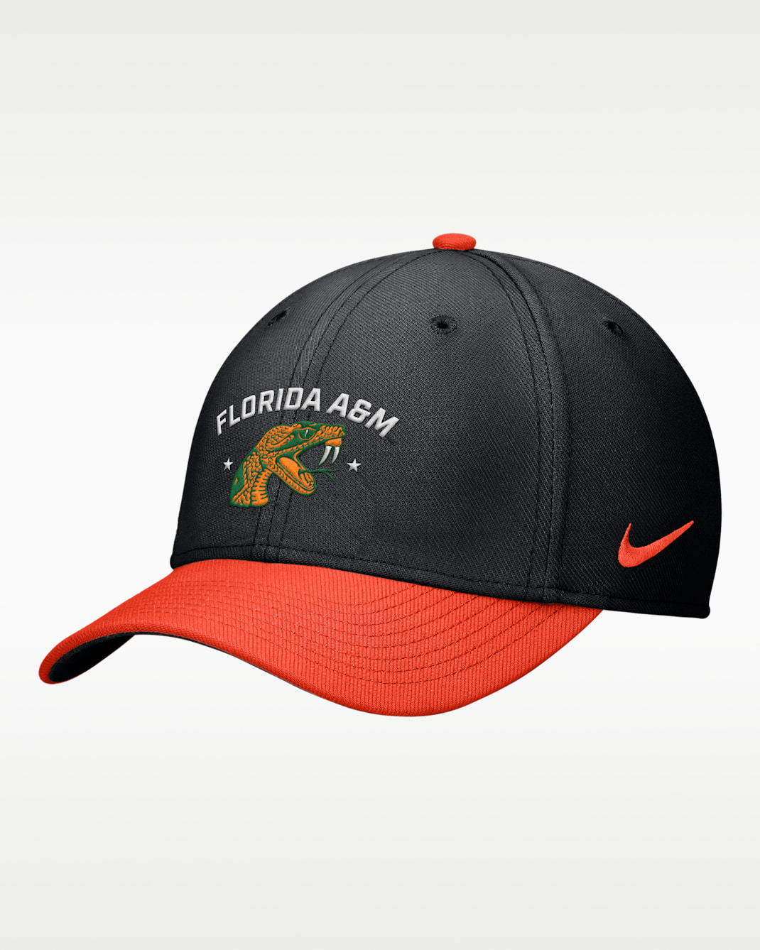 Nike Rise College (Florida A&M University) Dri-FIT SwooshFlex Cap - Black