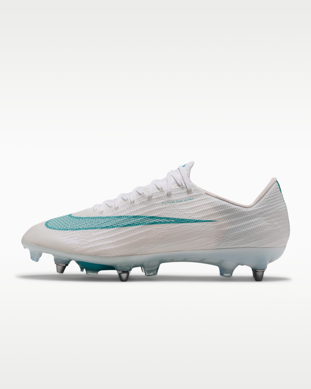Nike Mercurial Superfly 11 Elite lav fotballsko til vått gress - Hvit/Dusty Cactus
