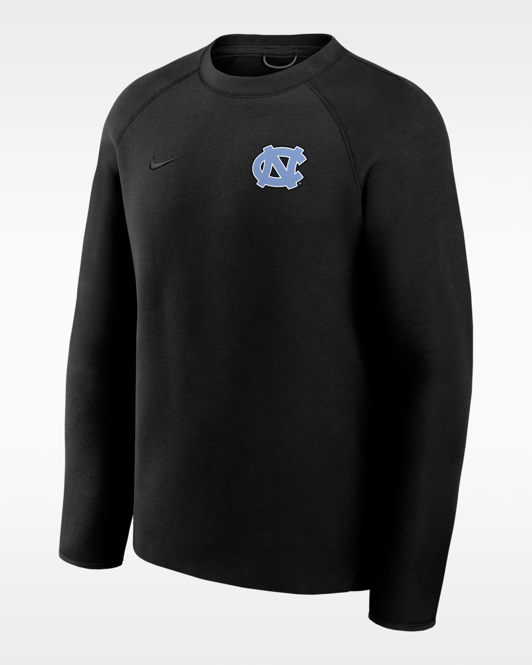 Sudadera de cuello redondo sin cierre universitaria marca Jordan para hombre North Carolina Tech Fleece - Negro