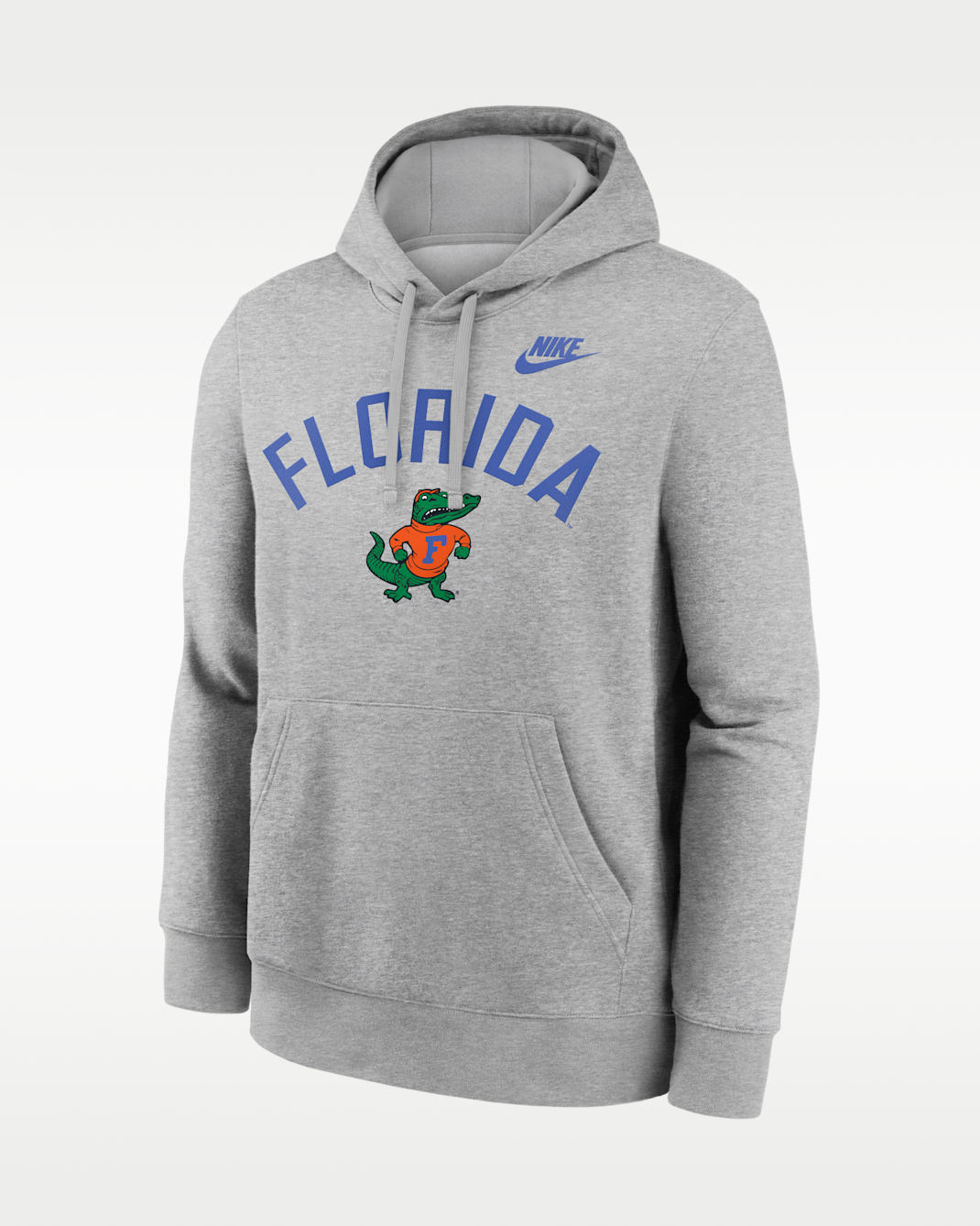 Florida Legacy Arch Club Men's Nike College Pullover Hoodie - Grey Heather