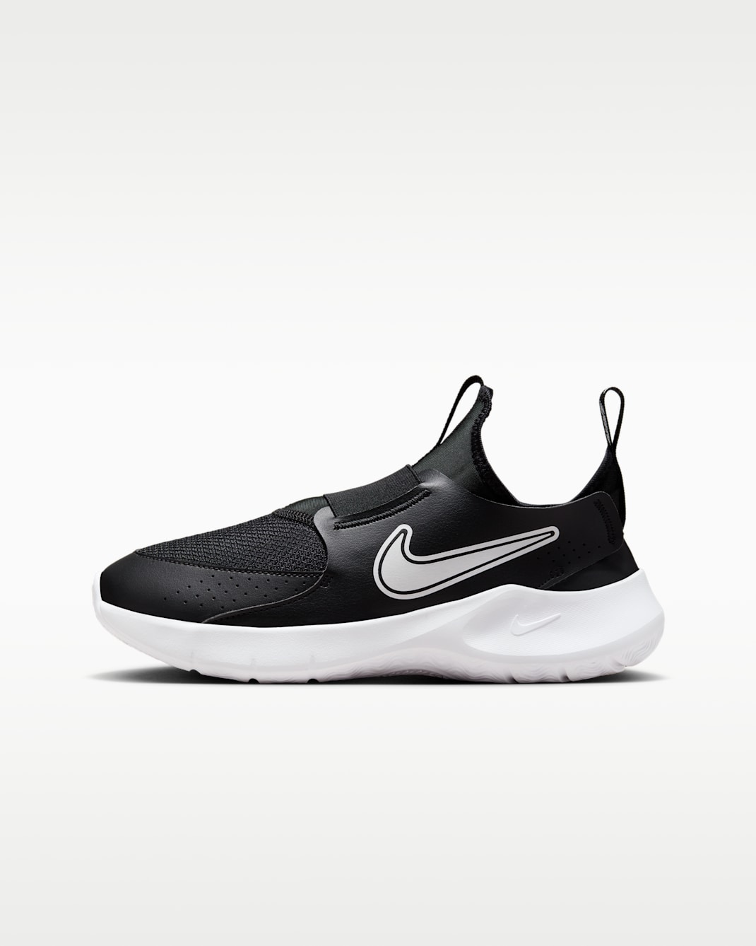 Tenis de correr en pavimento para niños grandes Nike Flex Runner 3 - Negro/Blanco