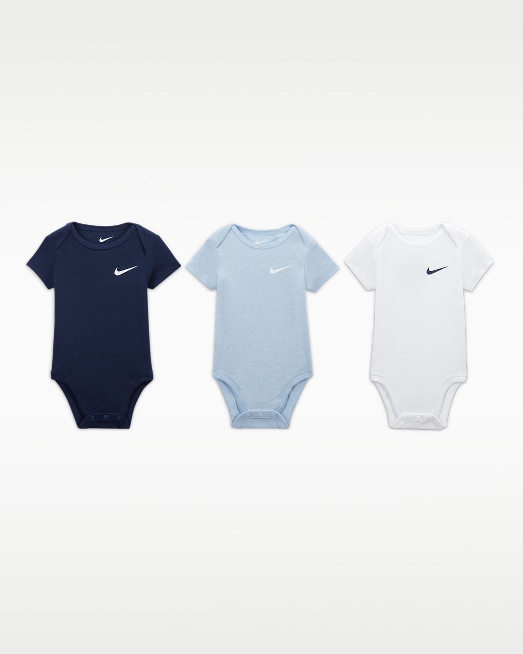 Nike Mini Me Baby Bodysuits (3-Pack) - Midnight Navy