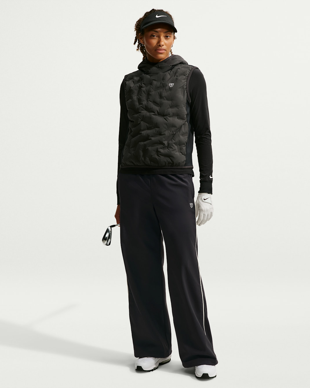 Pantaloni da golf Therma-FIT Nike Par – Donna - Nero/Nero/Sail