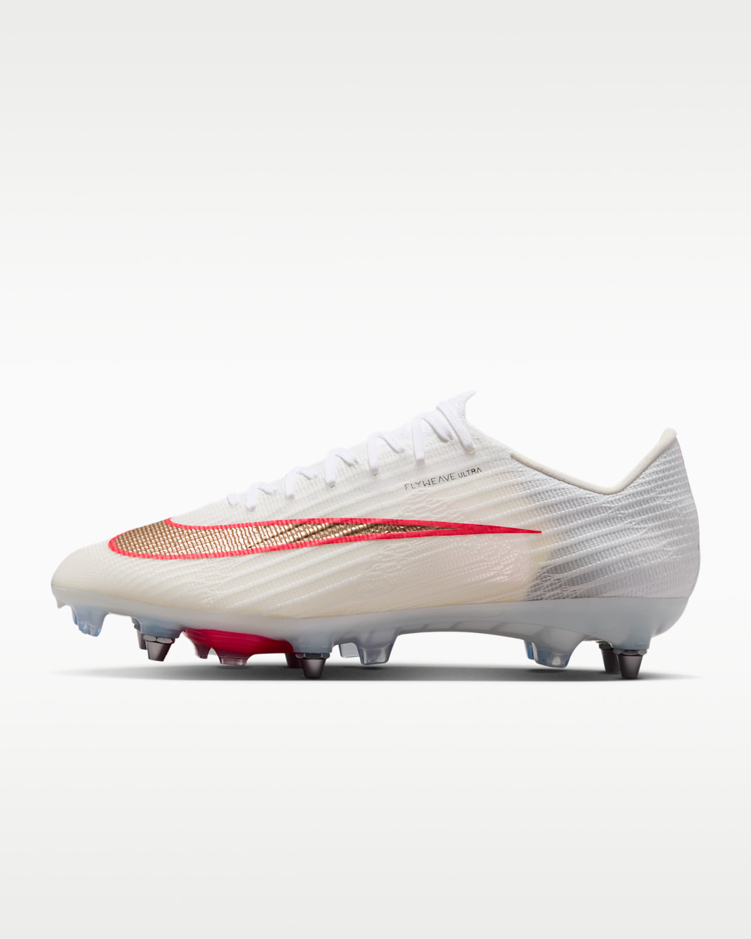 Nízké kopačky Nike Mercurial Superfly 11 Elite na měkký povrch - Bílá/Bright Crimson/Blur