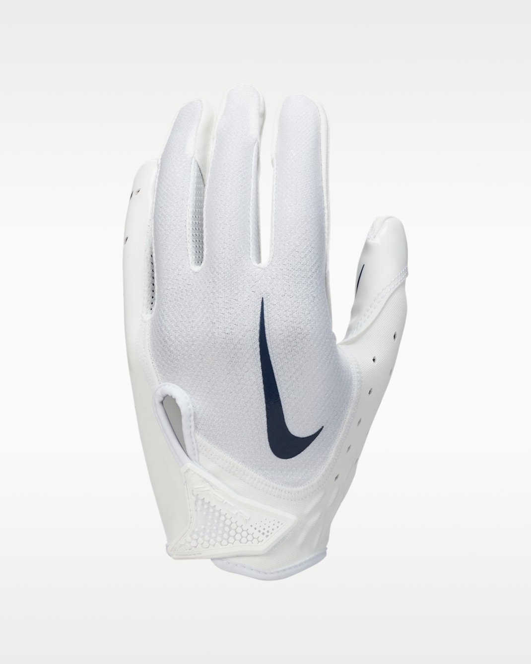 Nike Vapor Jet 7.0 Football Gloves (1 Pair) - White/Midnight Navy
