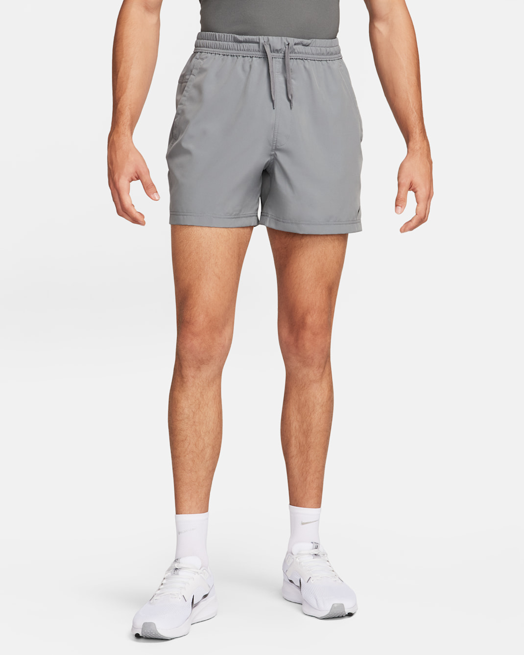 Nike Form Men's Dri-FIT 5" Unlined Versatile Shorts - Smoke Grey/Black