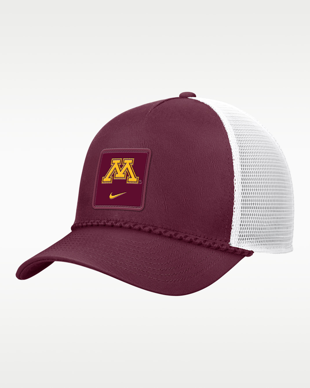 Minnesota Sideline Rope Men's Nike College Trucker Adjustable Hat - Garnet