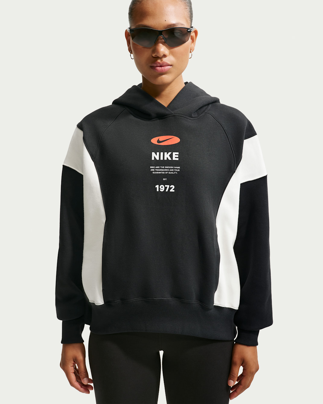 Nike Sportswear Phoenix Fleece Women's Oversized Hoodie - Black/Sail/Black