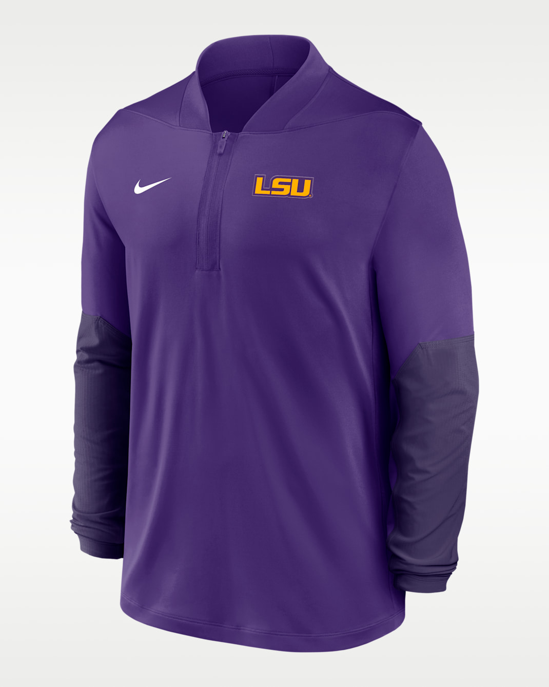 LSU Men's Nike Dri-FIT College 1/2-Zip Top - Purple