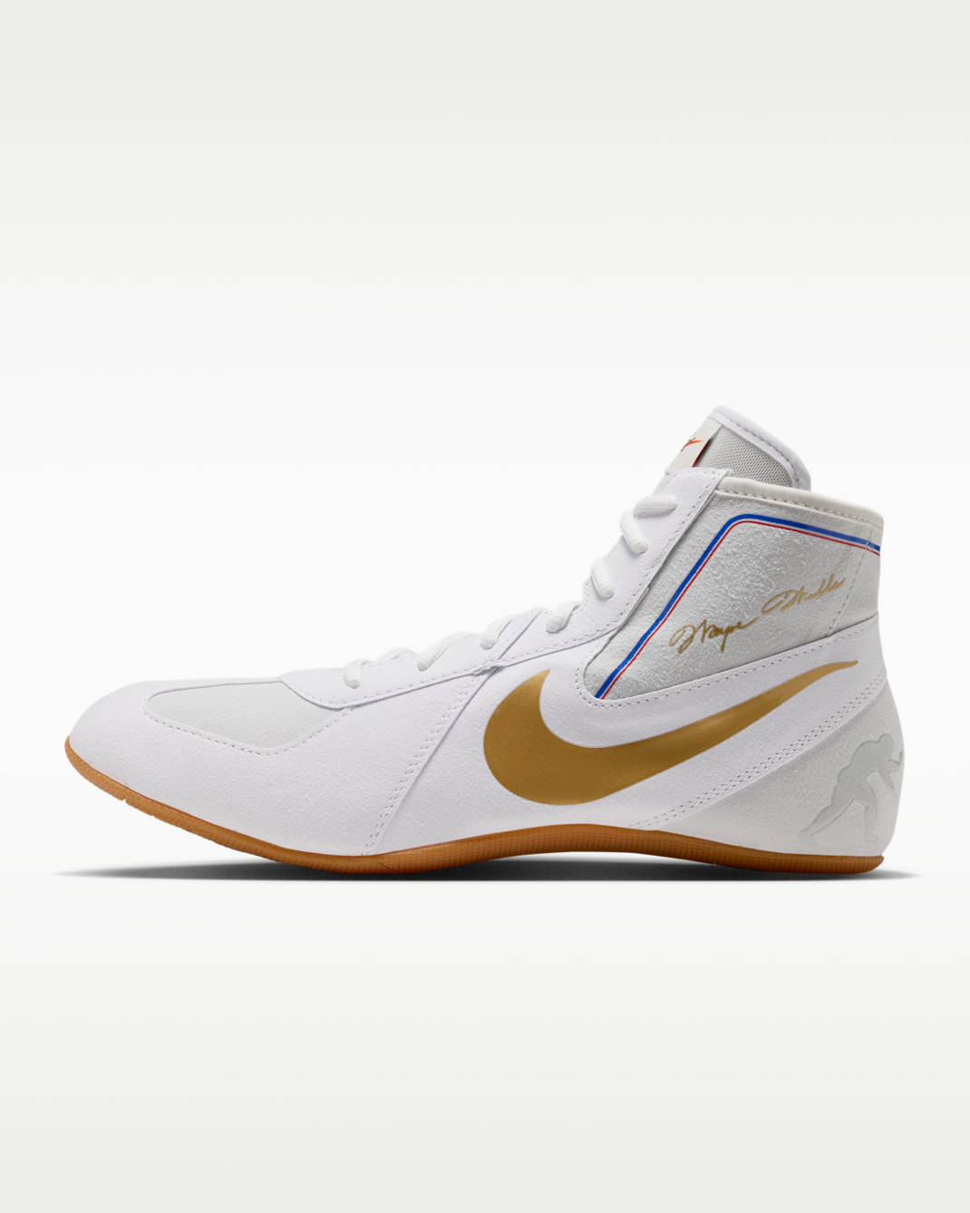Nike Footsweep 2 SE Wrestling Shoes - Photon Dust/Summit White/Metallic Gold