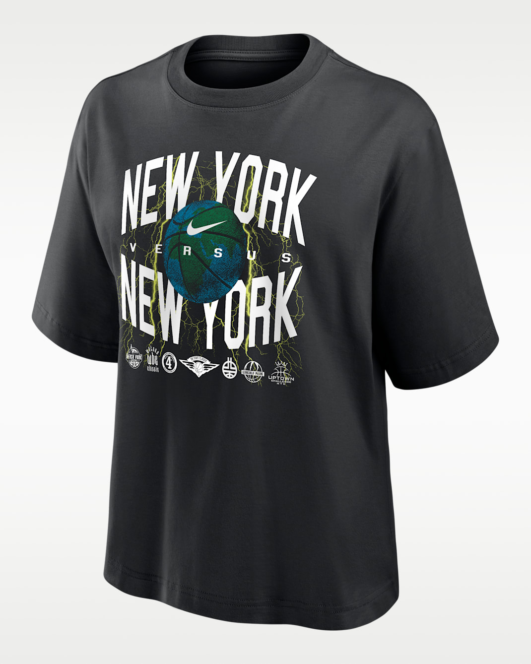 Nike "NY vs. NY" Women's Basketball Boxy T-Shirt - Black