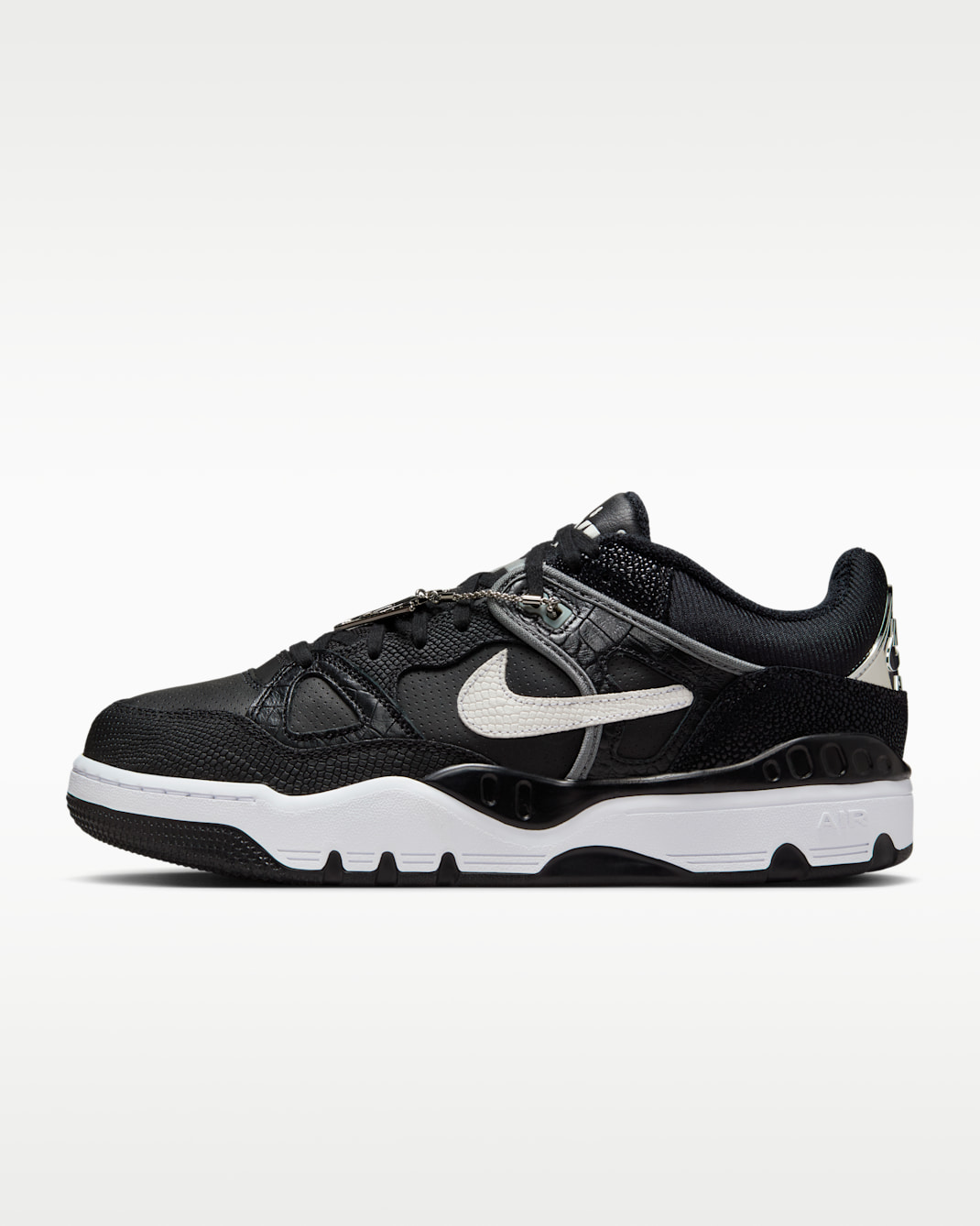 ナイキ エア フォース 3 LOW SP メンズシューズ - ブラック/スモークグレー/メタリックプラチナム/ホワイト