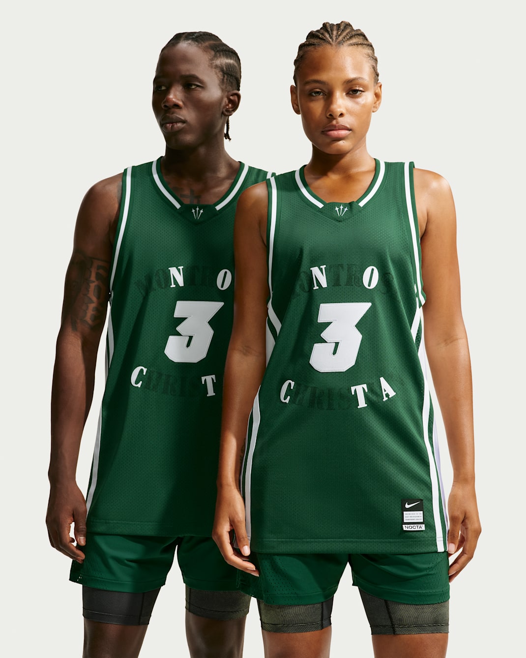 KD Nike-basketballtrøje til mænd - Gorge Green/hvid