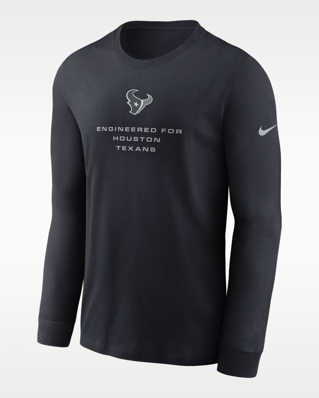 Houston Texans Team Issue Men's Nike Dri-FIT NFL Long-Sleeve T-Shirt - Navy