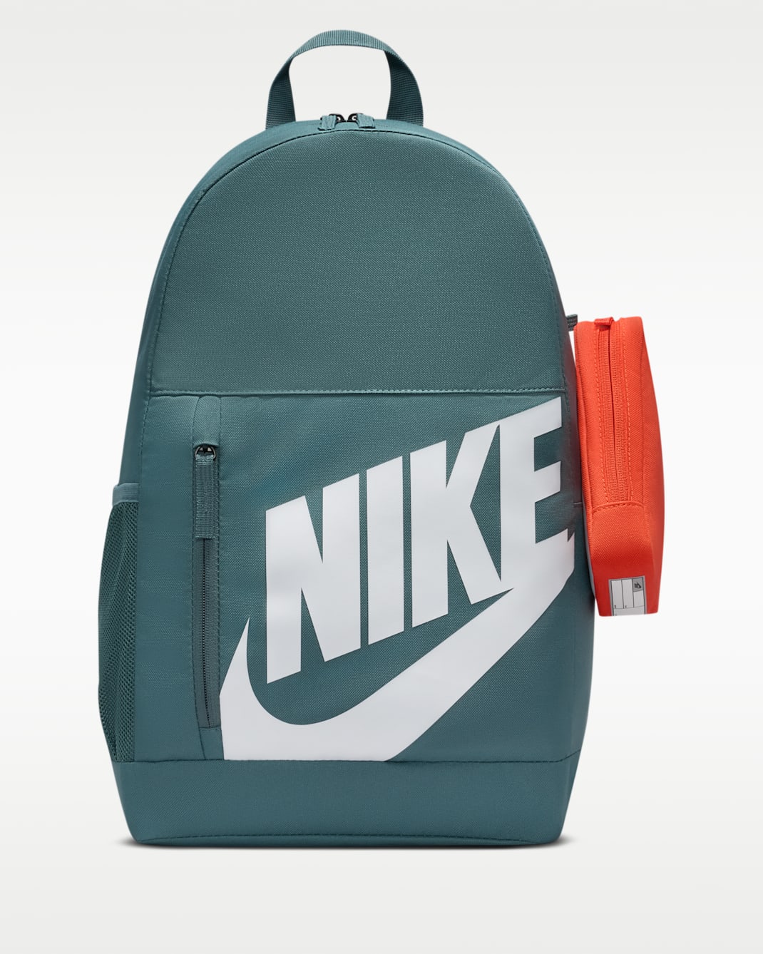 Nike Older Kids' Backpack (20L) - Mineral Slate/Orange/White