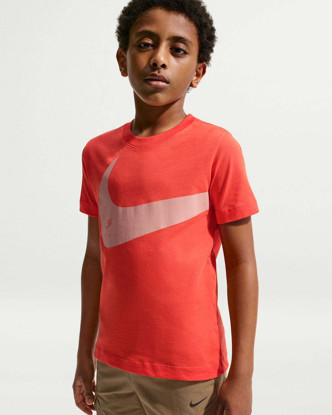 Nike Sportswear Club Big Kids' T-Shirt - Turf Orange