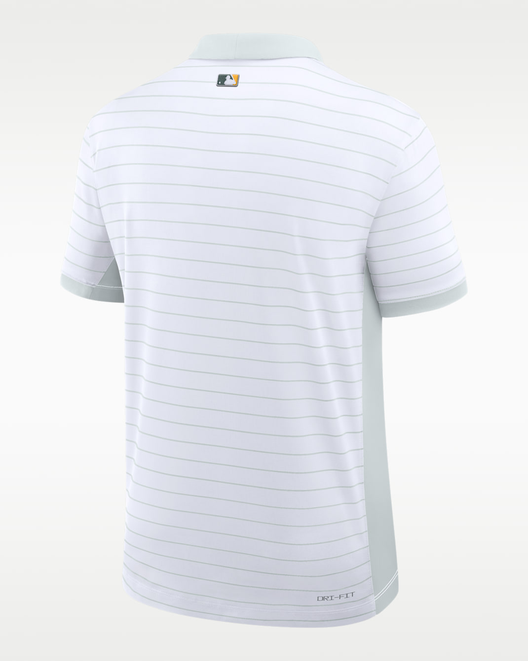 Athletics Authentic Collection Striped Victory Men's Nike Dri-FIT MLB Polo