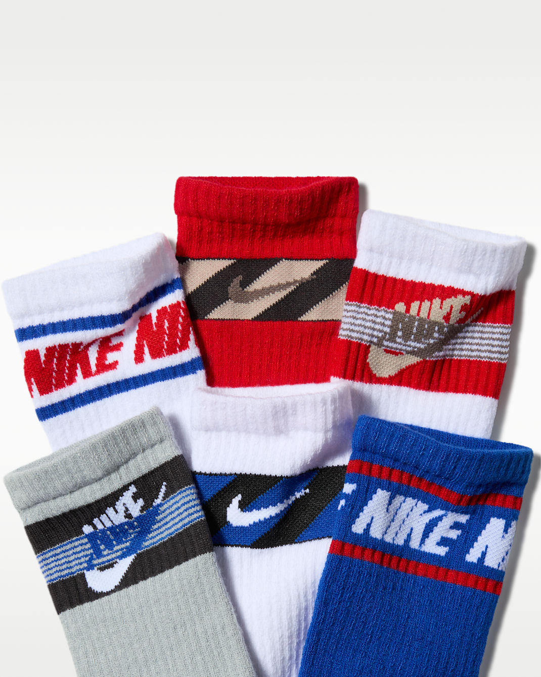 Nike Everyday Kids' Cushioned Crew Socks (6 Pairs)