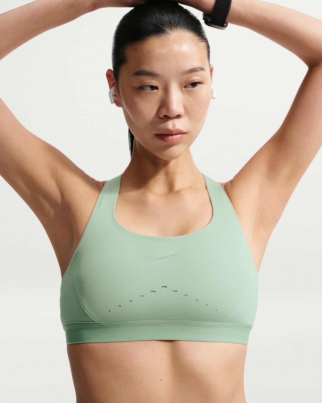 Nike Swift Women's High-Support Lightly Lined Sports Bra - Steam