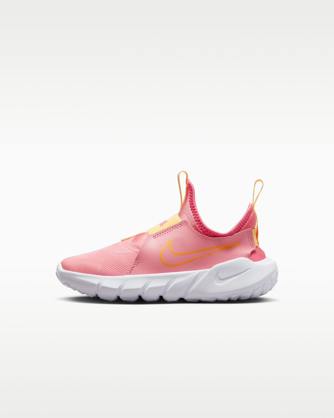 Nike Flex Runner 2 Younger Kids' Shoes - Coral Chalk/Sea Coral/White/Citron Pulse