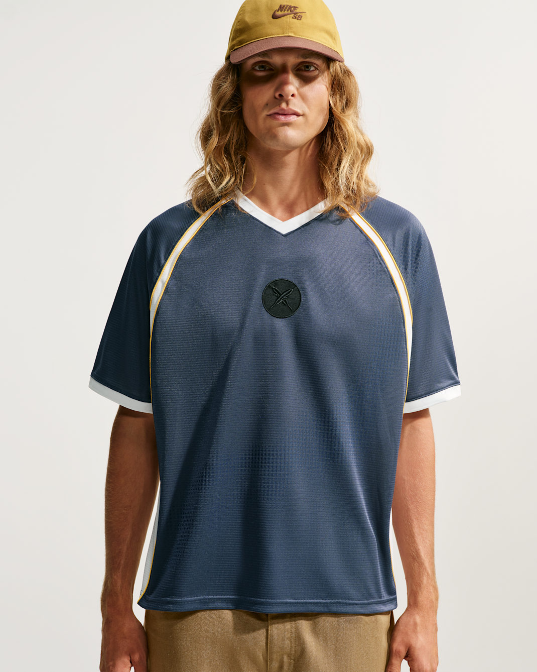 Yuto Short-Sleeve Skate Jersey - Thunder Blue/Summit White