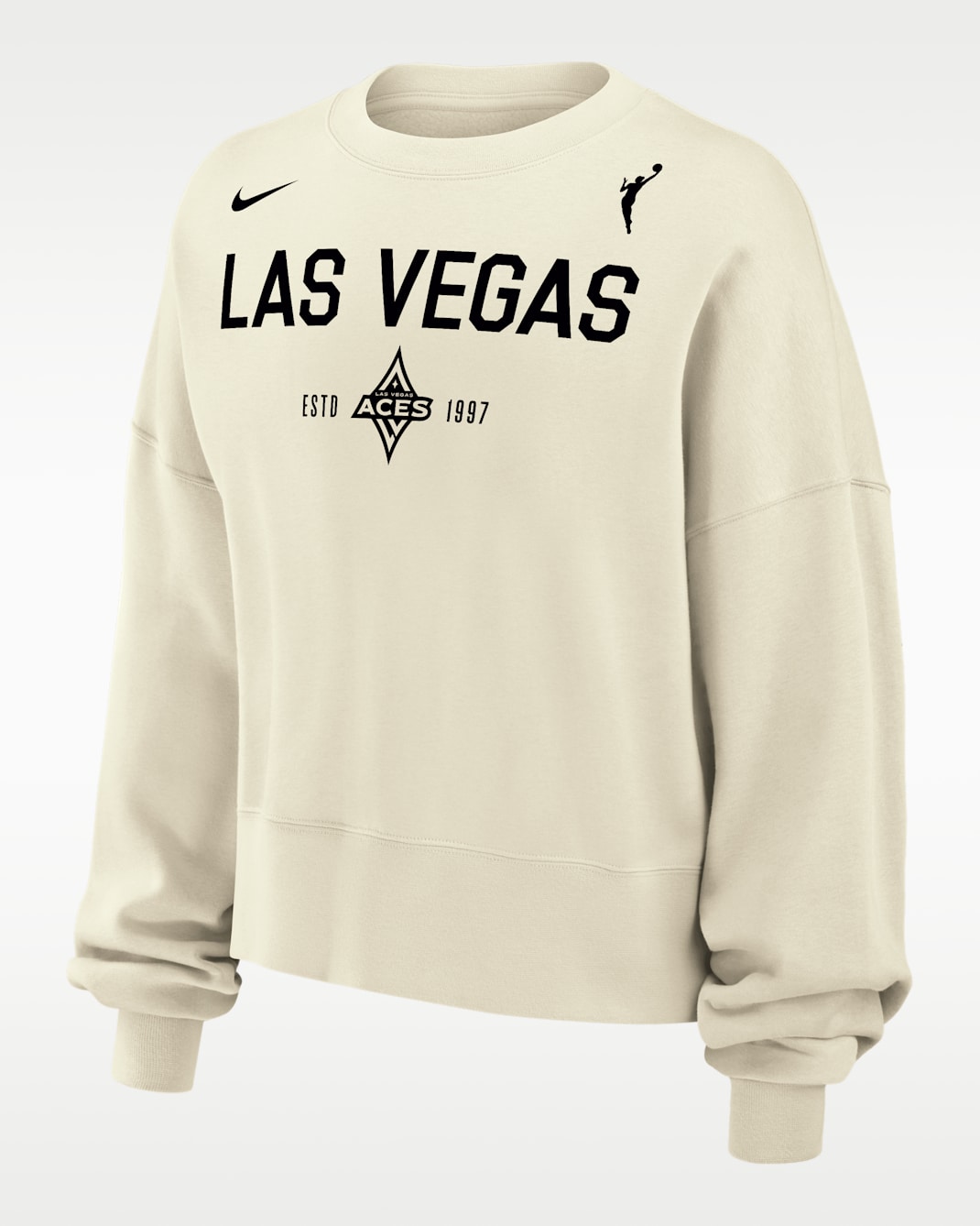 Las Vegas Aces Phoenix Fleece Women's Nike WNBA Crew-Neck Sweatshirt - Sail