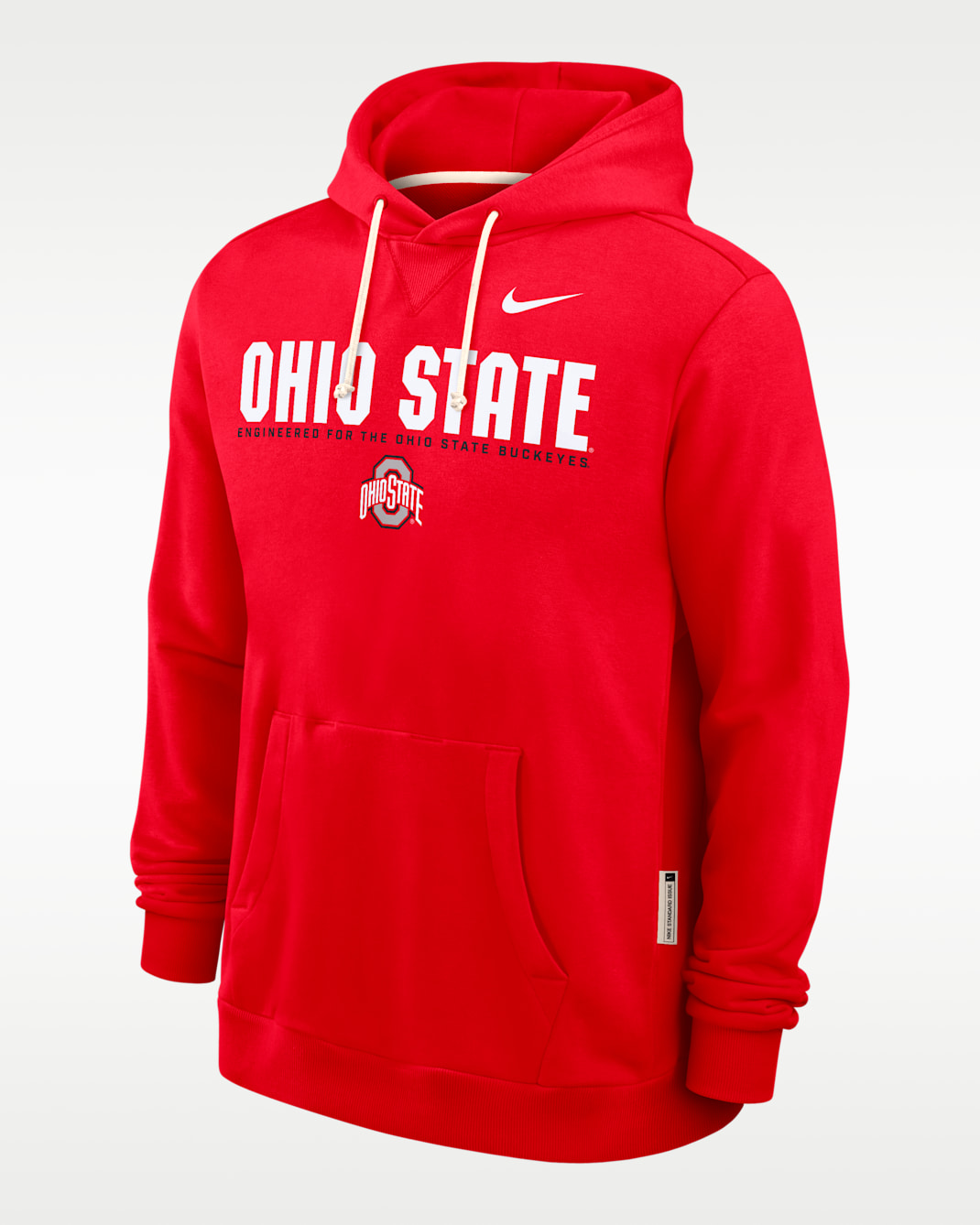 Ohio State Sideline Men's Nike Dri-FIT College Pullover Hoodie - Red
