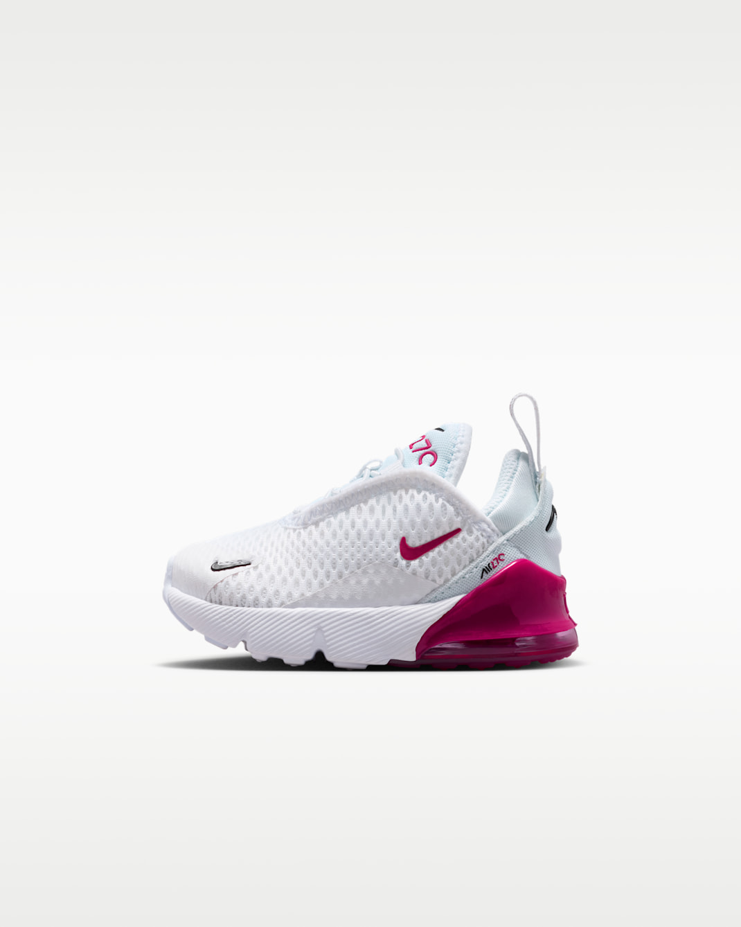 Nike Air Max 270 Baby/Toddler Shoe - White/Black/Sweet Beet