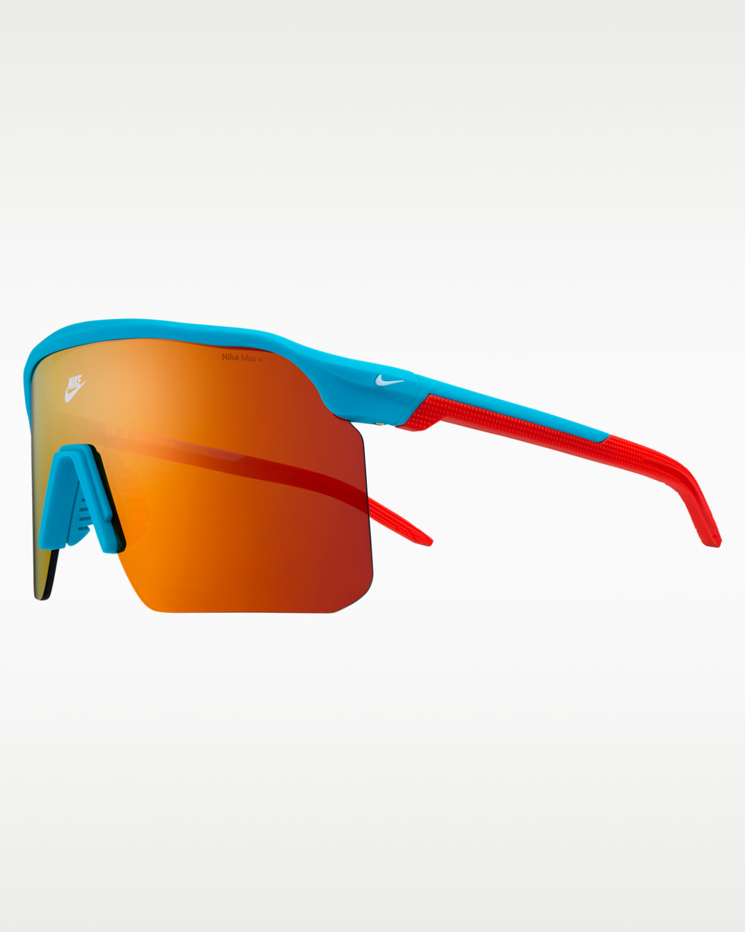 Nike Expedition Shield Mirrored Sunglasses - Blue Lagoon/Red