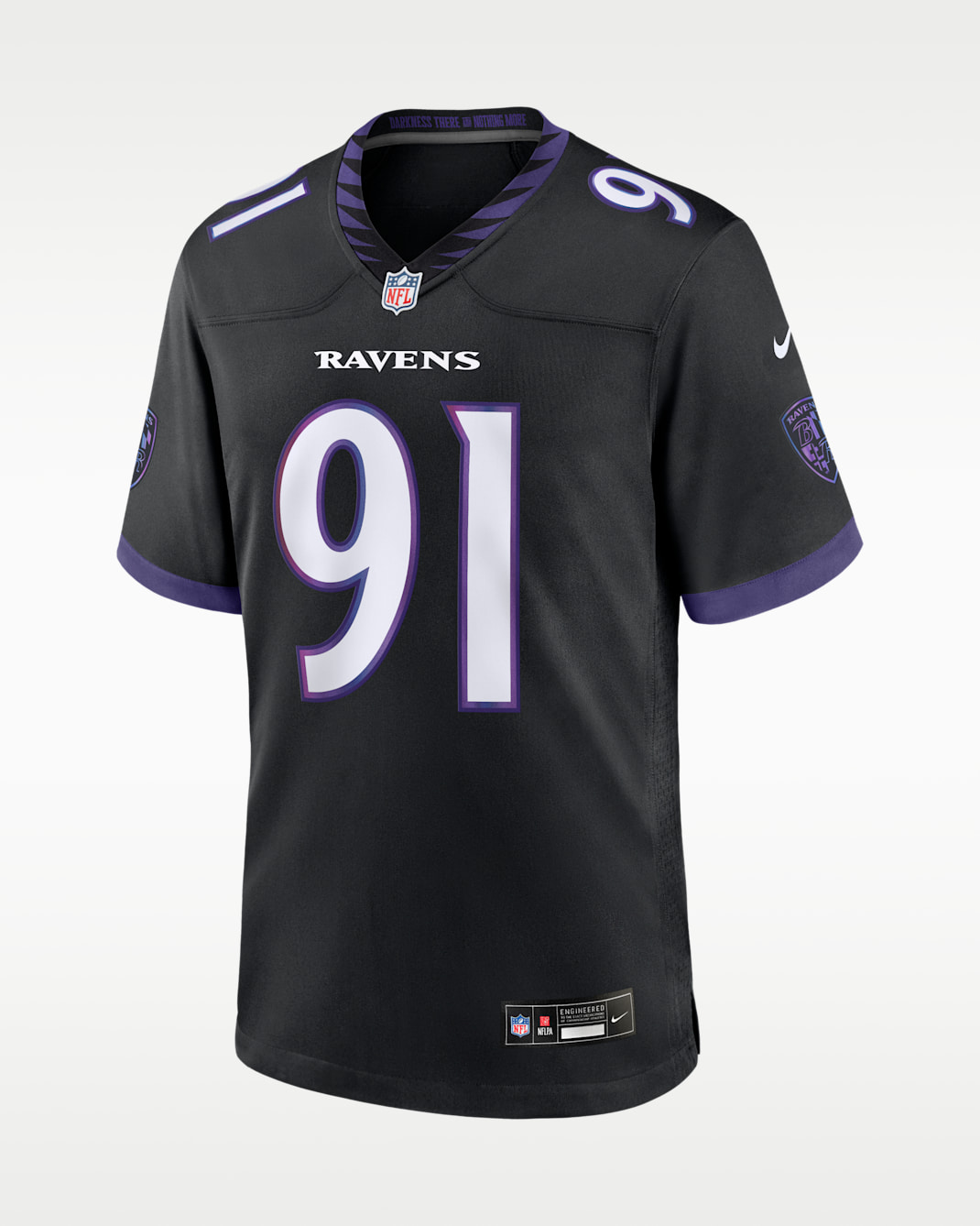 Trey Hendrickson Baltimore Ravens Men's Nike NFL Game Jersey - Black