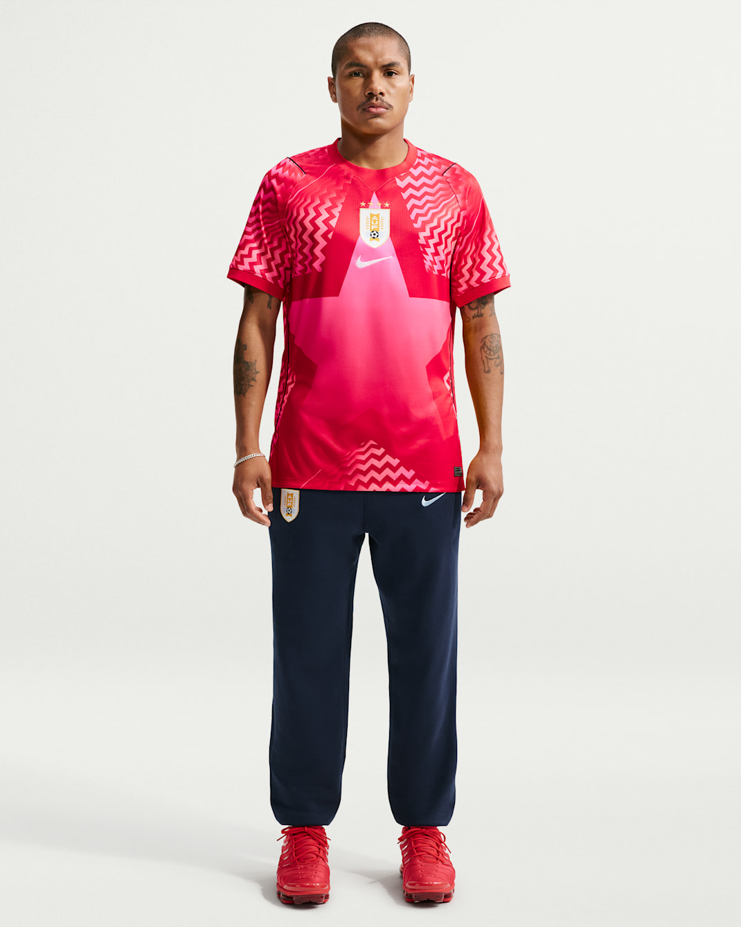 Pants de fútbol Nike de tejido Fleece para hombre Uruguay Club - Obsidiana/Tinte royal